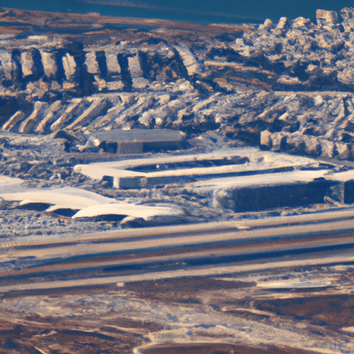 מבט אווירי של נמל התעופה בן גוריון