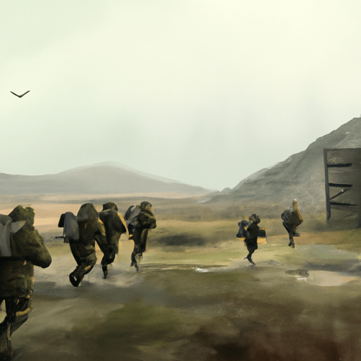 חיילים משתתפים בתרגיל מפרך בבסיס